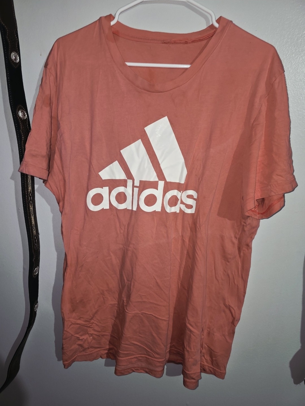 adidas Coral Graphic Logo Tee - Short Sleeve Crew - Picture 2 of 3